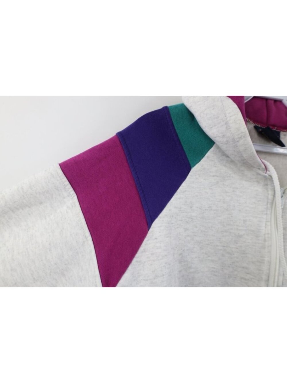 Vtg 90s Streetwear Womens Large Skagway Alaska Full Zip Hoodie Sweatshirt USA - Picture 7 of 16